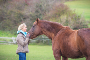 Rosie and her horse Jack.